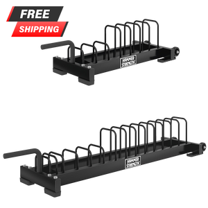 Rolling bumper plate discount storage