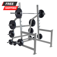 Hammer Strength Olympic Squat Rack  (w/12  Weight Horns) - Buy & Sell Fitness
