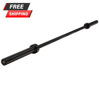 7' Black Oxide Olympic Bar - Buy & Sell Fitness
